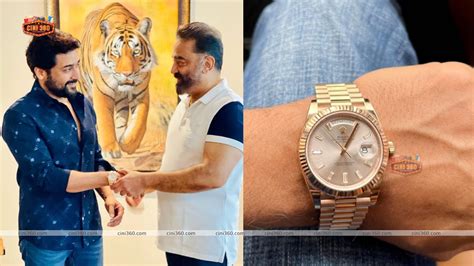 kamal haasan gifts rolex watch|kamal haasan rolex.